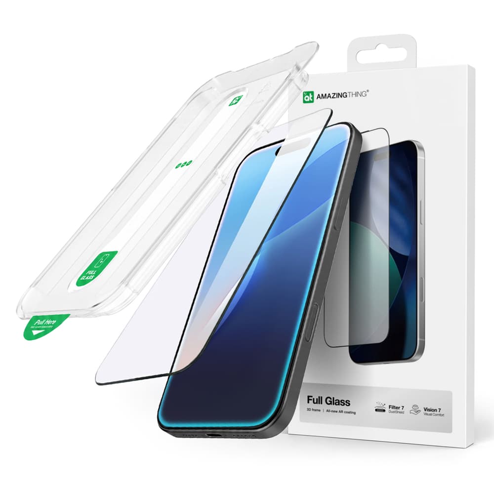 AmazingThing Titan Vision 7 vzdržljivo steklo za iPhone 17 Pro Max