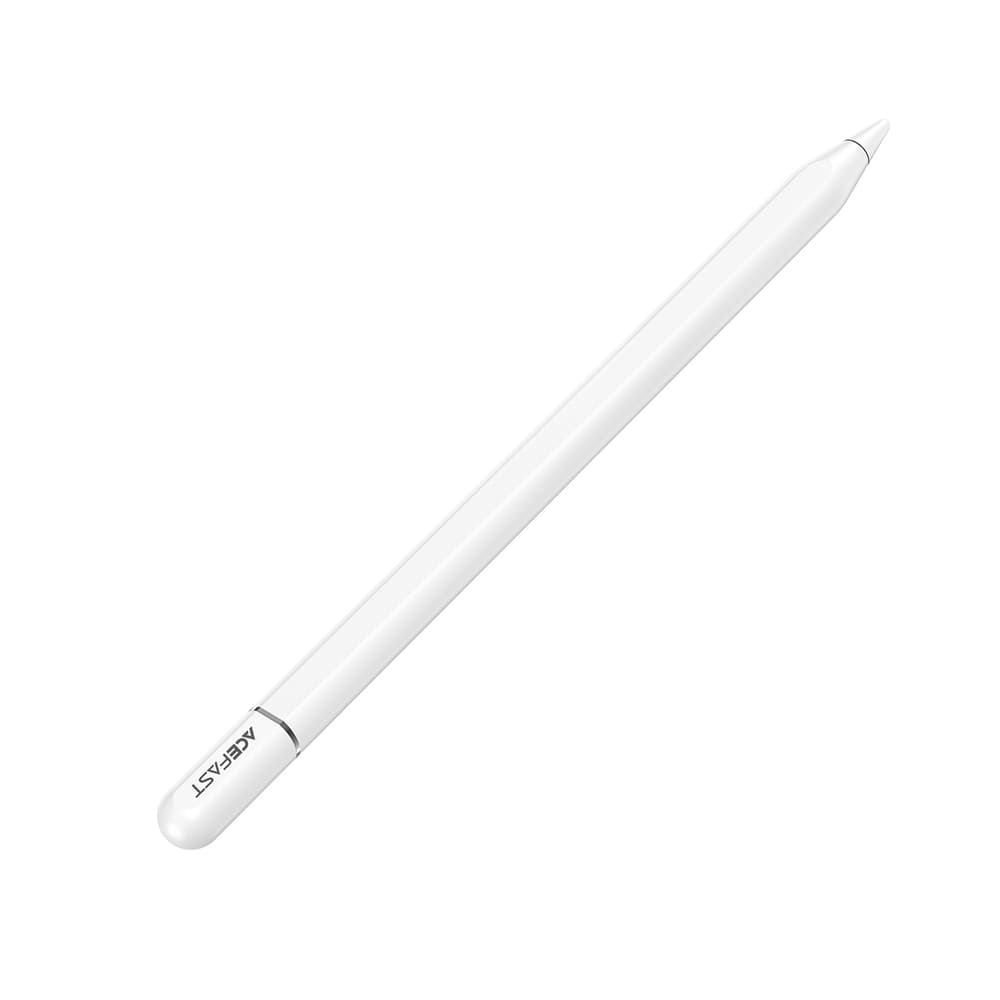 Acefast V3 kapacitivno pisalo za iPad z brezžičnim polnjenjem in 2 zamenljivima konicama - belo 3