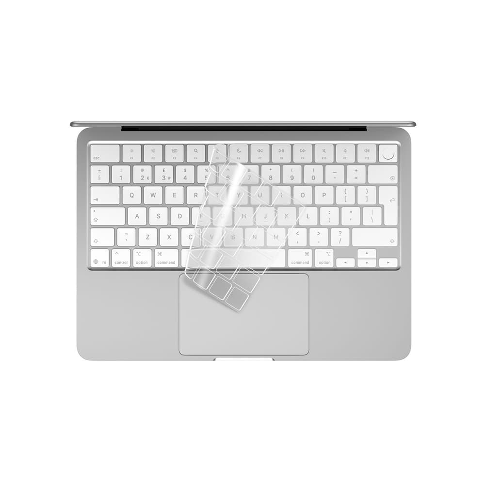 AmazingThing Minimal KeySkin zaščita tipkovnice za MacBook Neo, prozorna