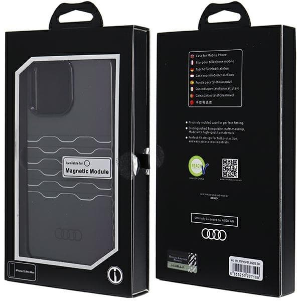 Audi IML MagSafe ovitek za iPhone 15 Pro Max - črn 7