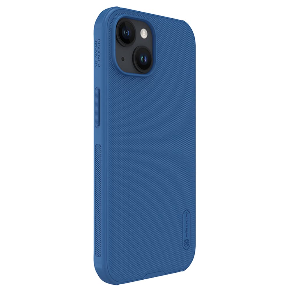 Nillkin Super Frosted Shield Pro ojačano ovitek za iPhone 15 Plus - modra 5