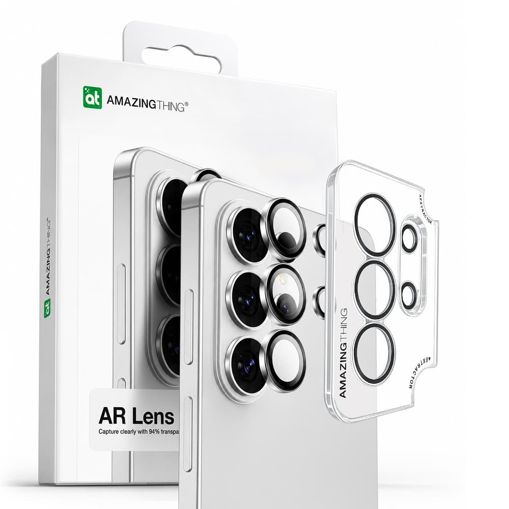 AmazingThing Radix AR Lens Glass za kamero Samsung S26 Ultra - prozorno