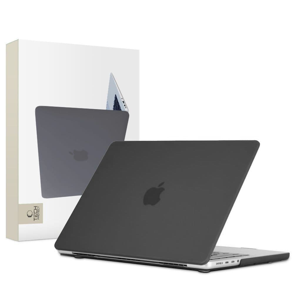 Ovitek Tech-Protect SmartShell za MacBook Pro 16" M1/M2/M3 (2021-2023) - mat črn