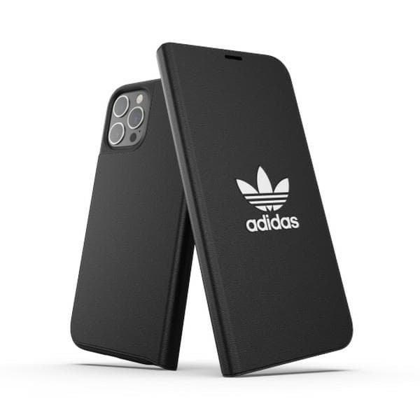 Adidas OR Booklet Case BASIC ovitek za iPhone 12 Pro Max - črno-bel