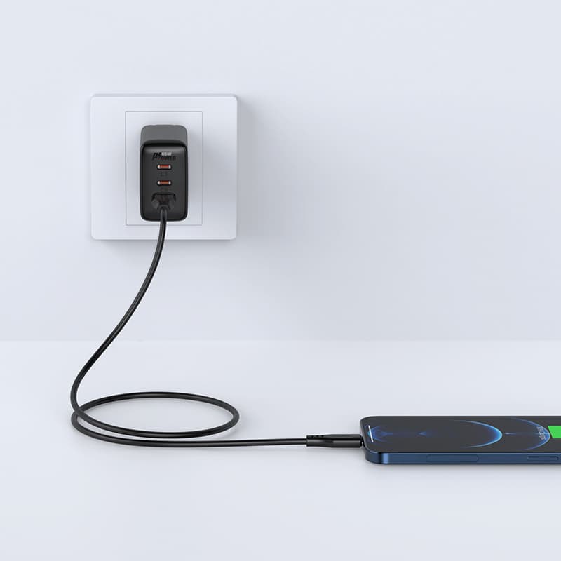 Acefast USB v Lightning kabel 1.2m, 2.4A, črn (C3-02) 4