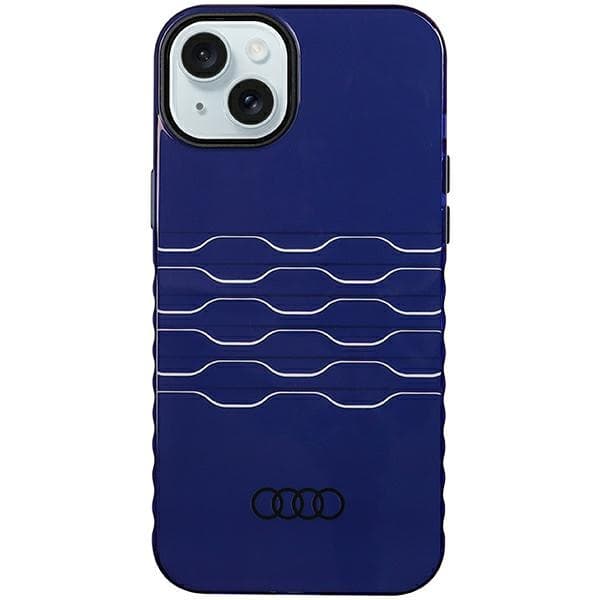 Audi IML MagSafe ovitek za iPhone 15 Plus / 14 Plus - modra