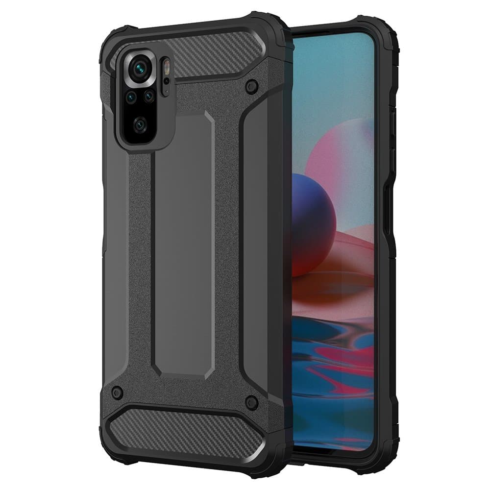 Hurtel Hybrid Armor ovitek za Xiaomi Poco M4 Pro 5G, črn 7