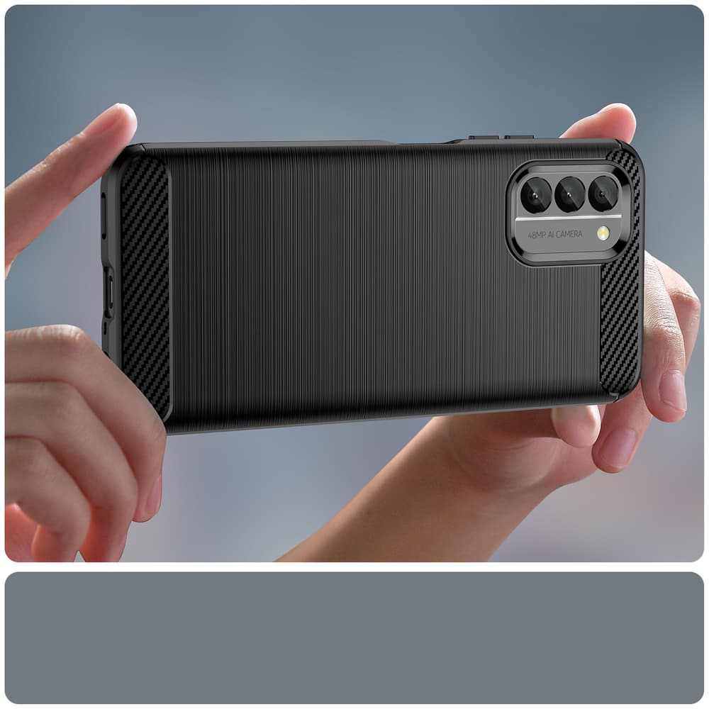 Hurtel Carbon Case ovitek za Nokia G400, črn 6