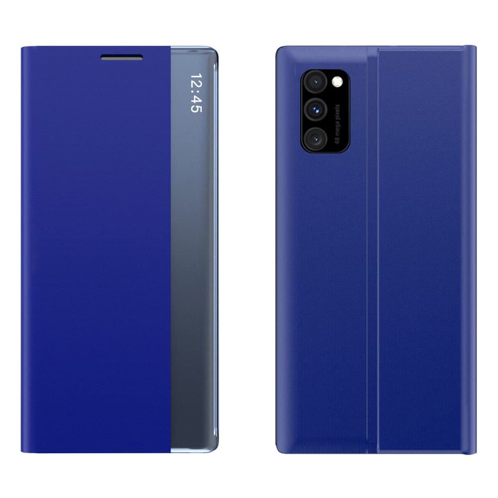 Etui New Sleep z zaslonom za spanje in stojalo za Xiaomi Redmi Note 11 Pro+, modra
