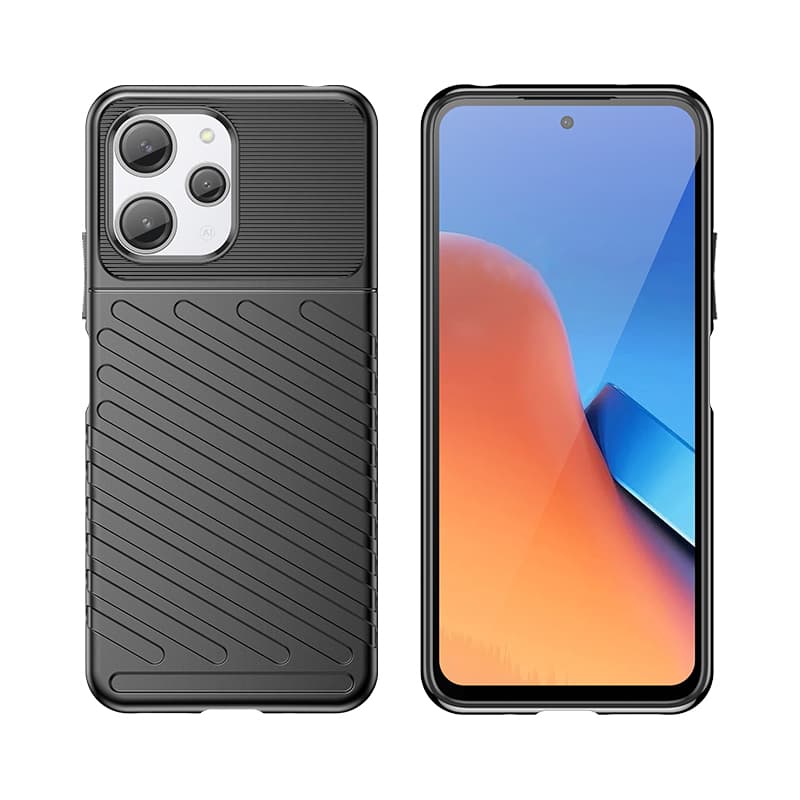 Ovitek Thunder Case za Xiaomi Redmi 12 - Črna 4