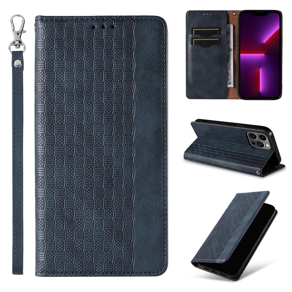 Ovitek Wozinsky Magnet Strap za Samsung Galaxy S23+ moder 3