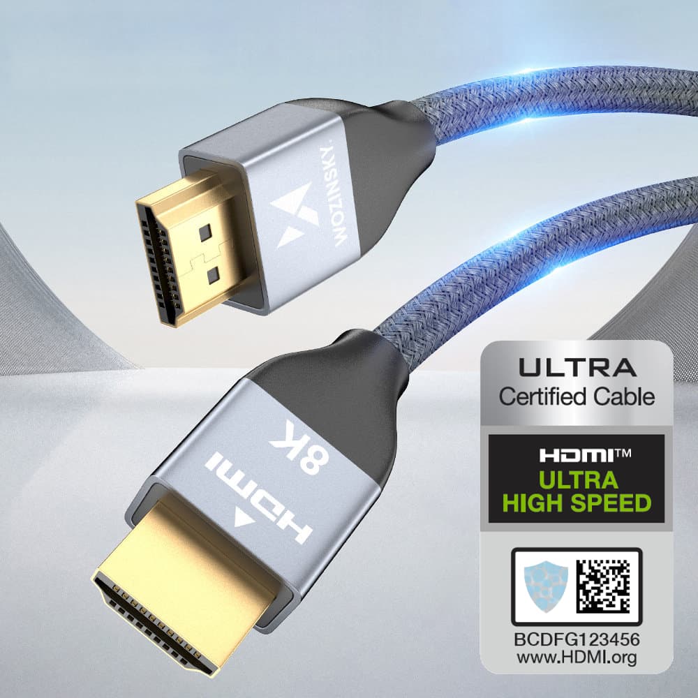 Wozinsky HDMI 2.1 kabel 8K 60Hz srebrn, 2m 4