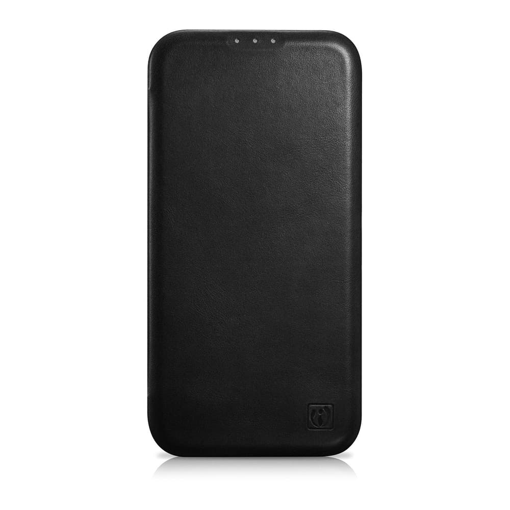 Ovitek iCarer Oil Wax za iPhone 14 Plus, črn 2