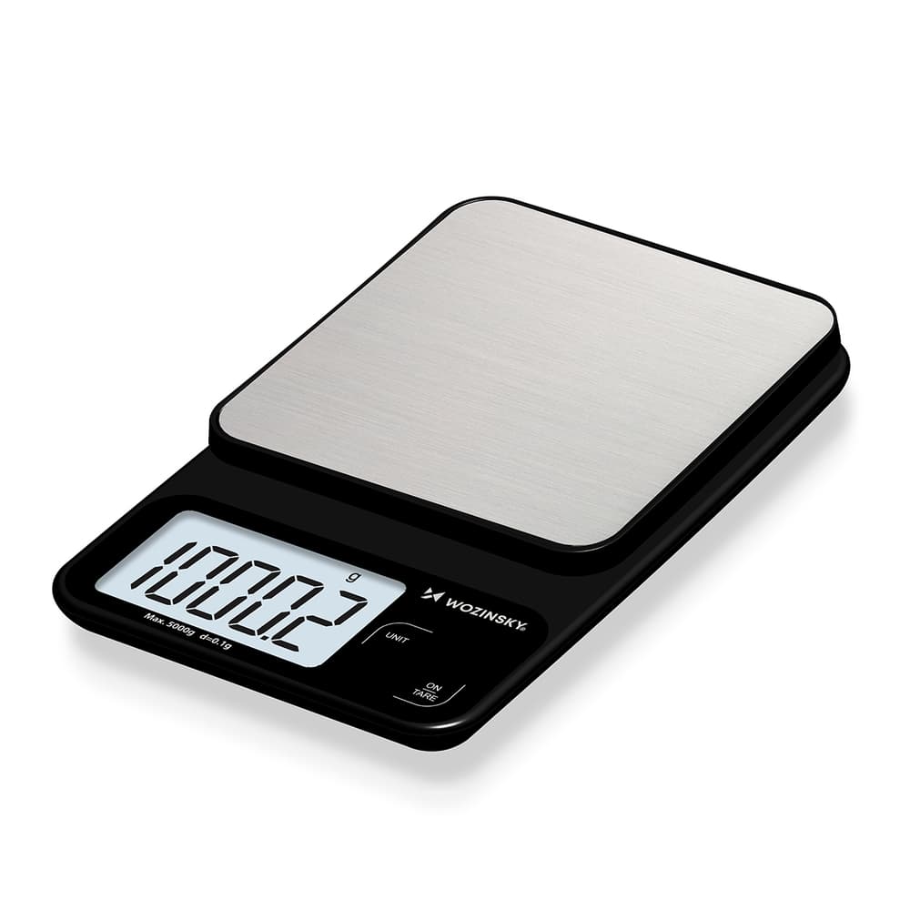 Wozinsky WAK-2252 Kuhinjska tehtnica z velikim LCD, do 5 kg, črna 2