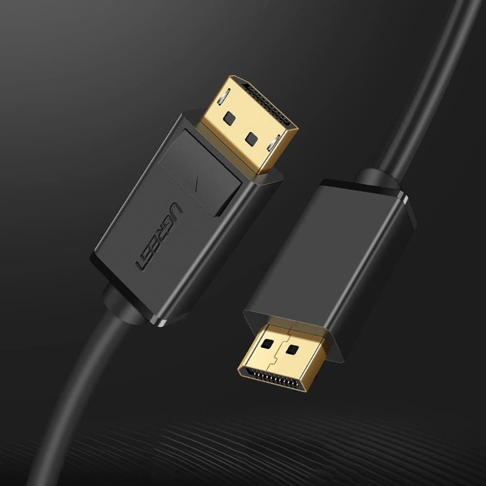 Ugreen DP102 DisplayPort 1.2 kabel 4K 1m črn 2