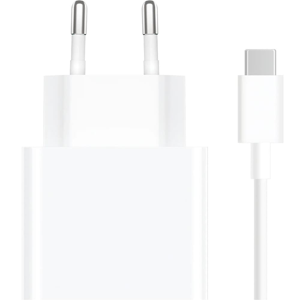 Xiaomi MDY-16-EF 33W USB-A zidni polnilnik s USB-C kablom, bel 3