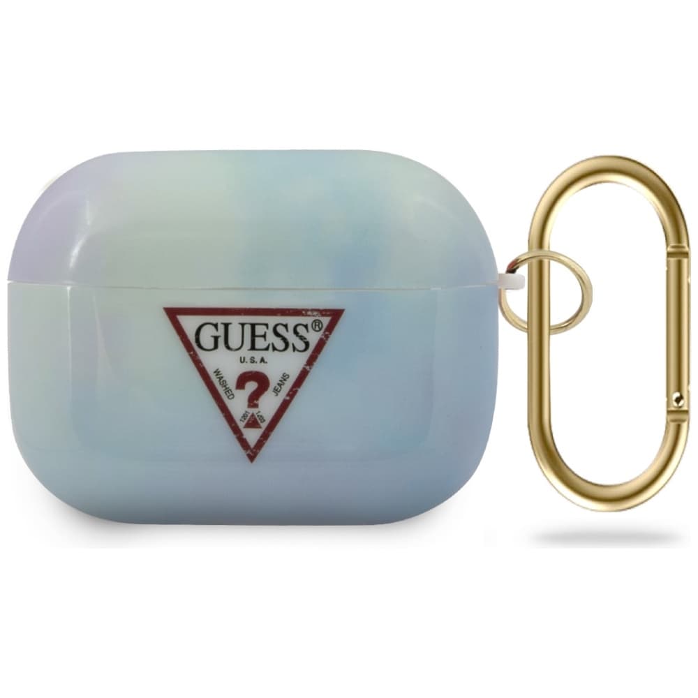 Guess GUACAPTPUMCGC02 etui za AirPods Pro Tie & Dye - moder