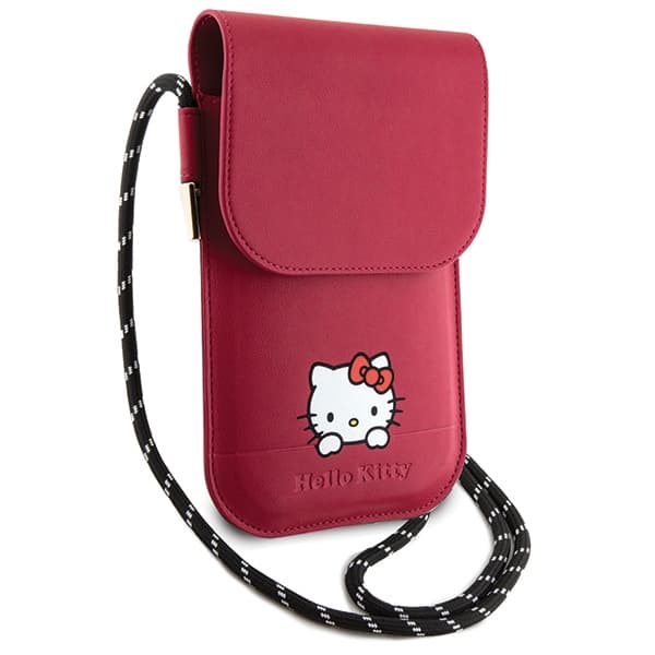 Usnjena torbica Hello Kitty Leather Daydreaming Cord - roza 3