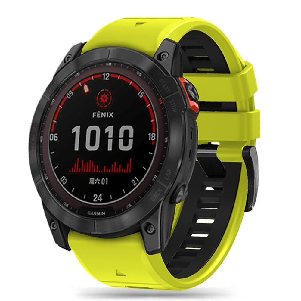Tech-Protect IconBand Pro pašček za Garmin Fenix 3/5X/6X/7X - Limeta Črna