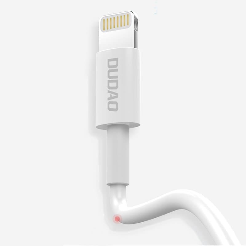 Dudao L1L kabel USB/Lightning, 3A, 1m, bel 2