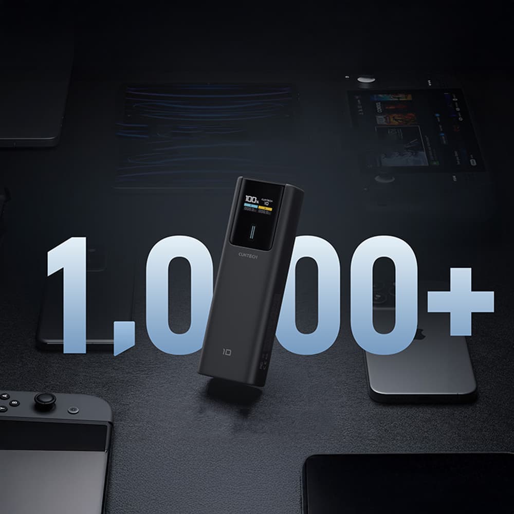 Powerbank Cuktech CKPB100PGLBL 150W 10000mAh, USB-C/USB-A, črna 8