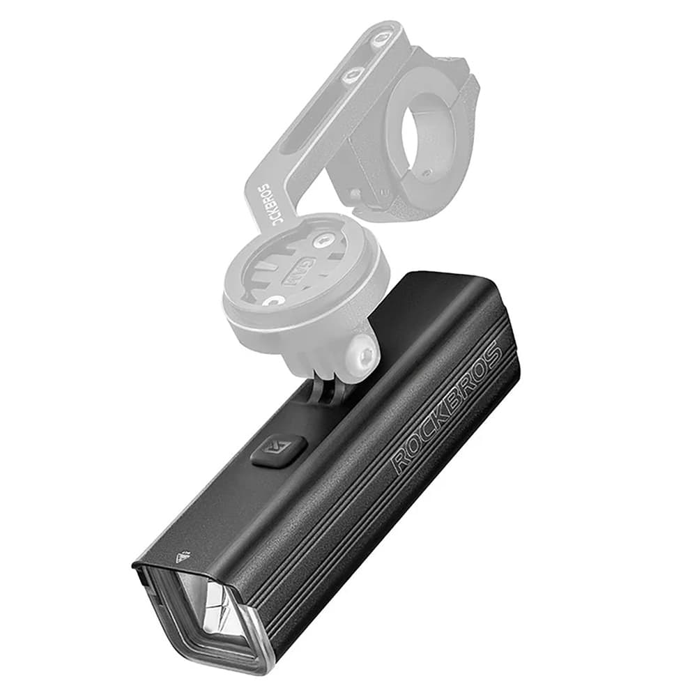 Rockbros RHL1500 sprednja kolesarska luč, 1500lm, 5000mAh, IPX6, črna