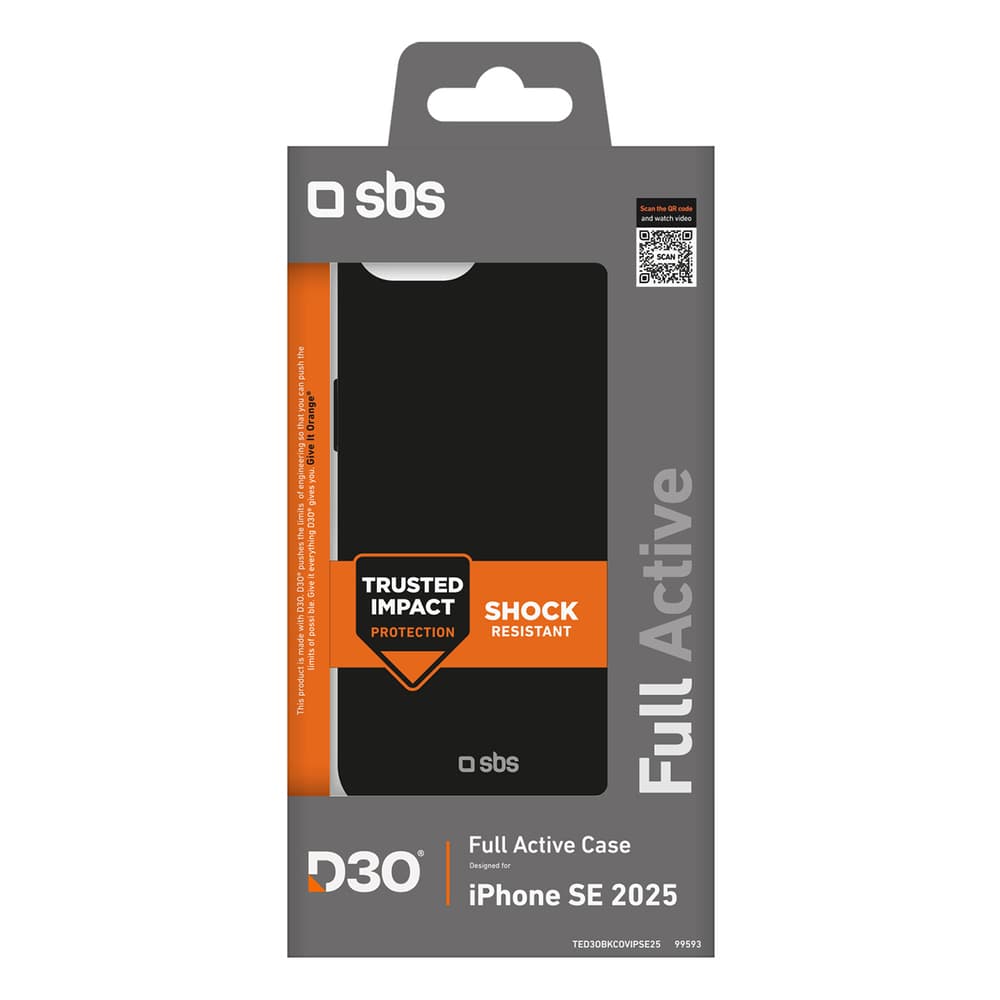 SBS Full Active D3O etui za iPhone 16e/17e - črn 2