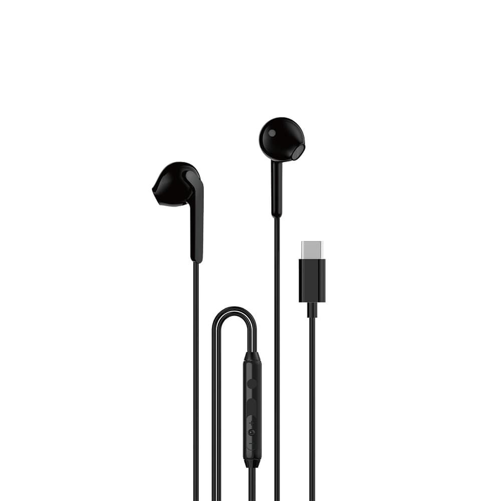 Dudao X3C In-Ear žične slušalke USB-C, 1.2m, črne