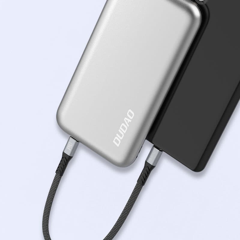 Dudao L10C USB-C na USB-C PD kabel 100W 5A, 0.23m, črn 8