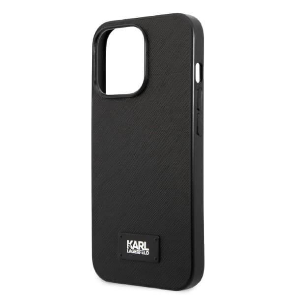 Karl Lagerfeld Saffiano Plaque ovitek za iPhone 13 Pro Max, črn 6