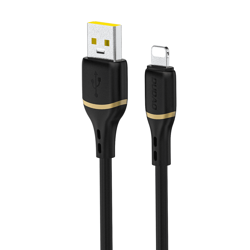 Dudao L25L 30W USB-A - Lightning kabel 1m, črn