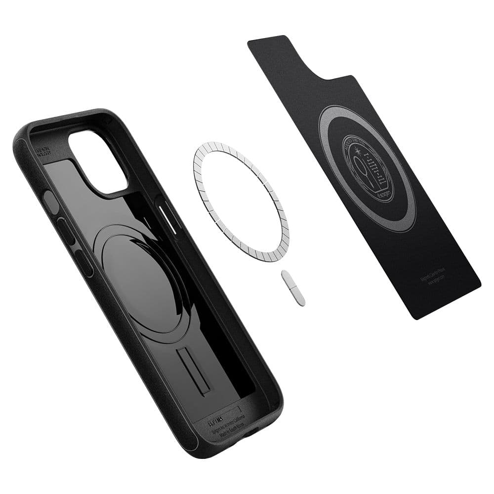 Ovitek Spigen Mag Armor z MagSafe za iPhone 13 - mat črn 7
