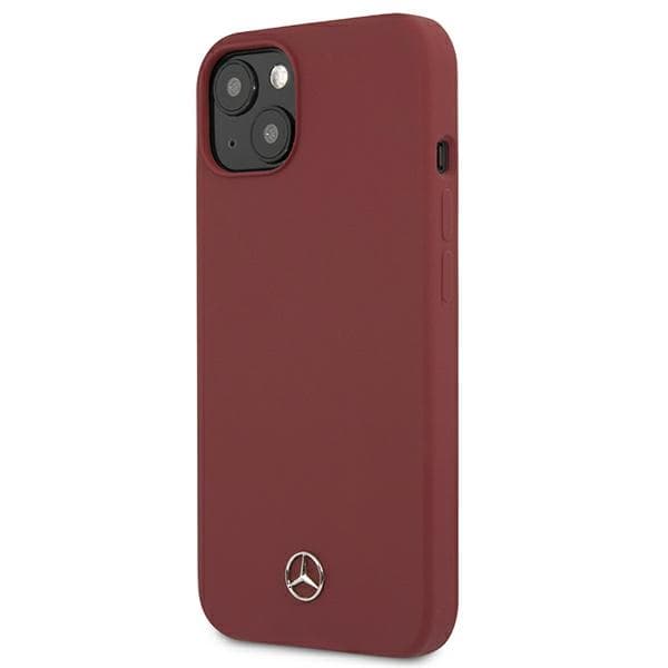 Mercedes etui Silicone Line za iPhone 13/14/15 - rdeča 2