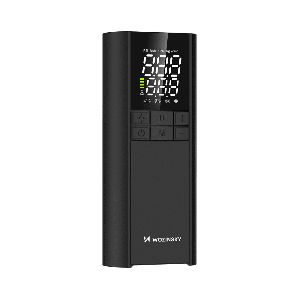 Wozinsky WPEP-8000 kompresor, električna tlačilka, 8000mAh powerbank, svetilka, črna 4