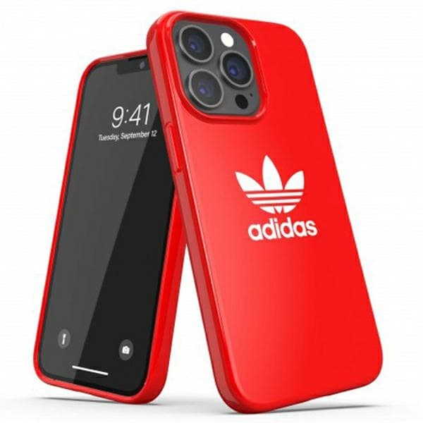 Adidas OR SnapCase Trefoil ovitek za iPhone 13 Pro / 13 - Rdeč