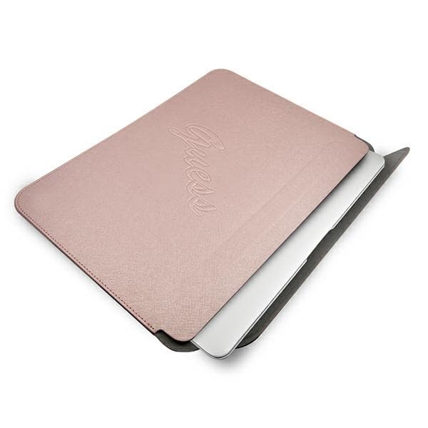 Etui Guess Saffiano Script za 13" prenosnik - Roza 4
