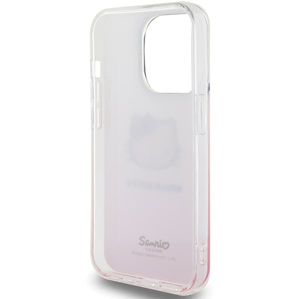 Hello Kitty ovitek IML Gradient Electrop Kitty Head za iPhone 14 Pro - roza 7