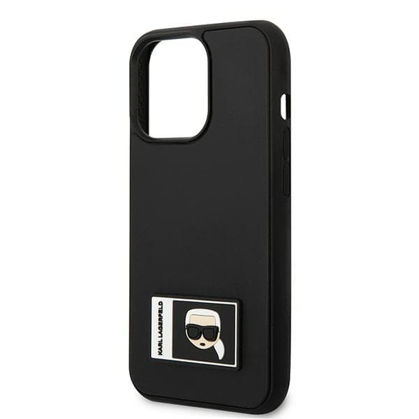 Ov. Karl Lagerfeld Ikonik Patch za iPhone 13/13 Pro - Črn 6