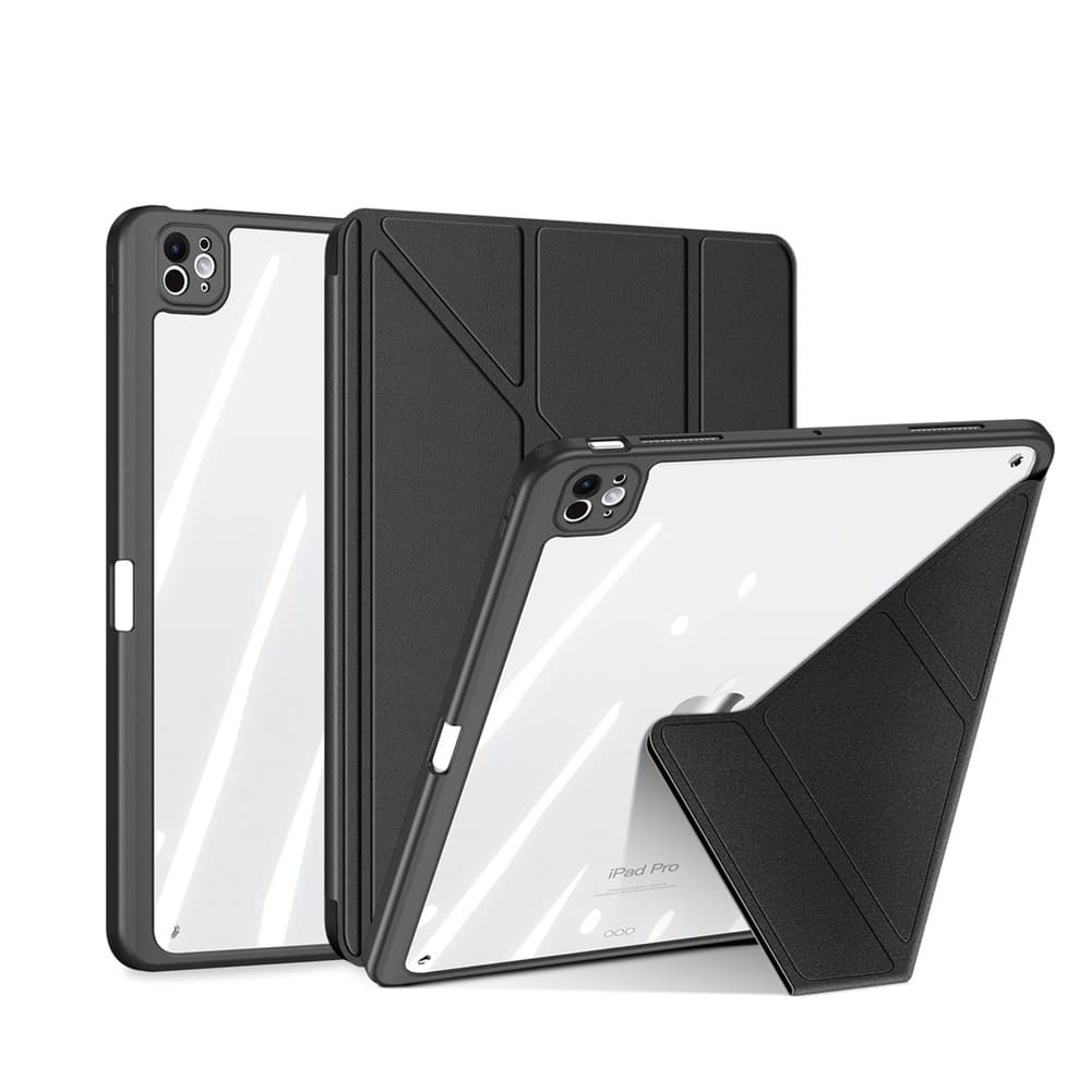 Dux Ducis Magi Ohišje za iPad Pro 11" (2024/2025) s stojalom, črno