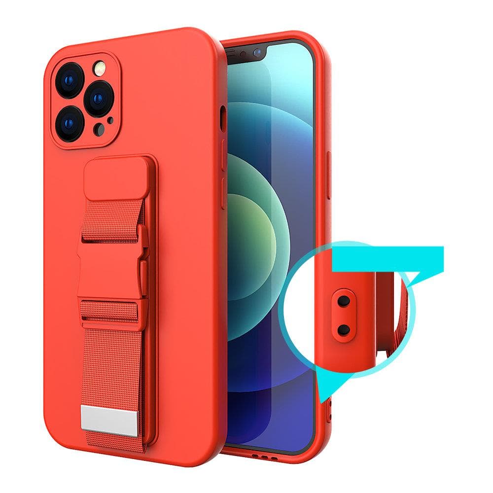 Hurtel Rope Case z vrvico za iPhone 12 Pro - Rumena 7