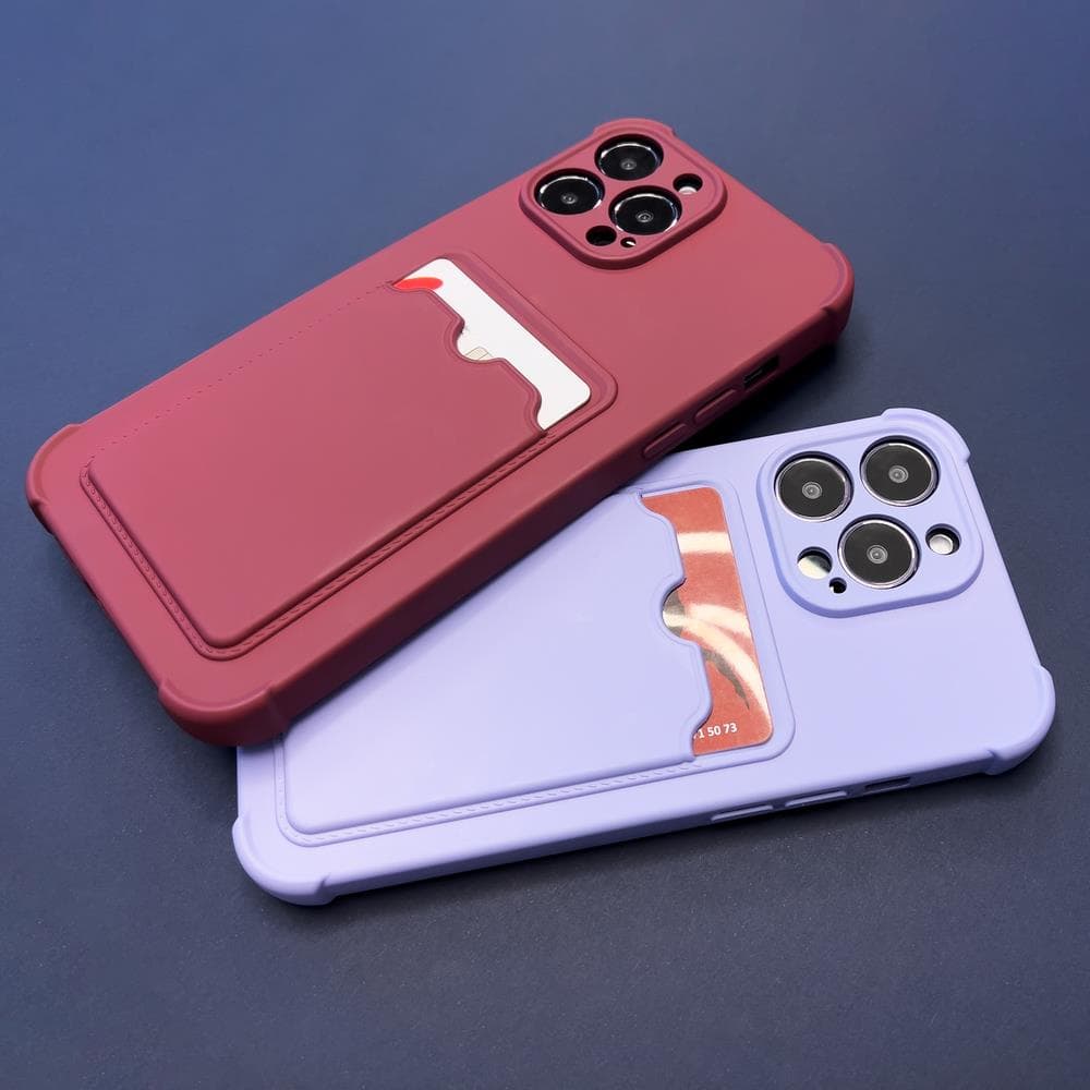 Hurtel Card Armor ovitek za iPhone 13 Pro Max, rdeča 6