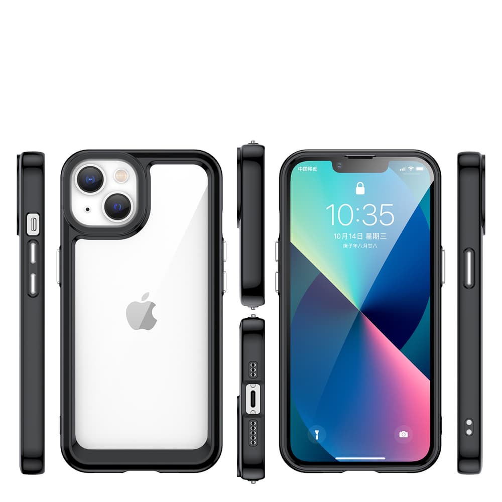 Hurtel Outer Space ovitek za iPhone 14 Plus - črna 2
