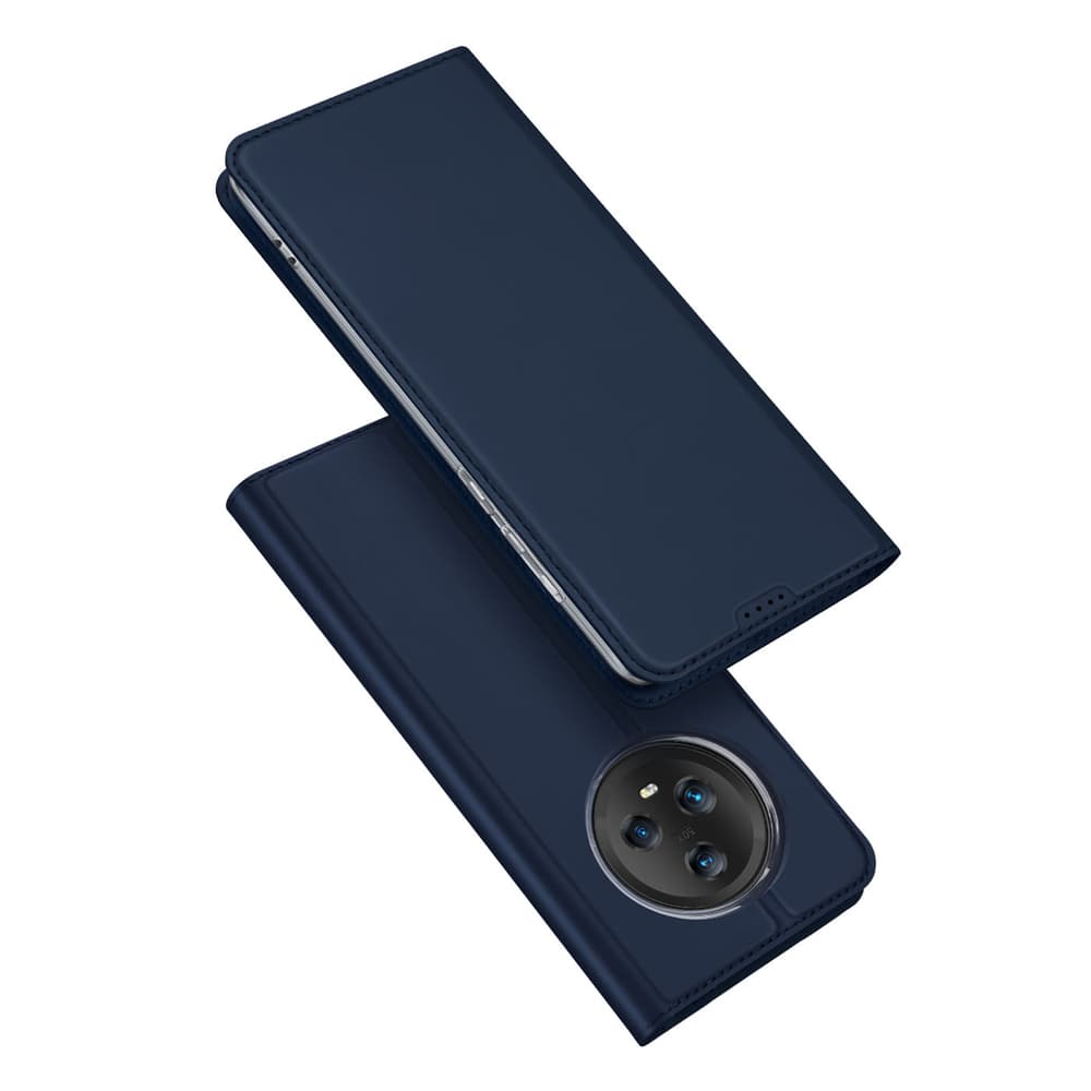 Dux Ducis Skin Pro etui za Honor Magic5, moder, z denarnico in stojalom