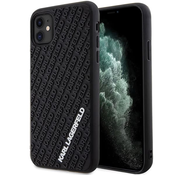 Ovitek Karl Lagerfeld KLHCN613DMKRLK za iPhone 11 / Xr 6.1", črni