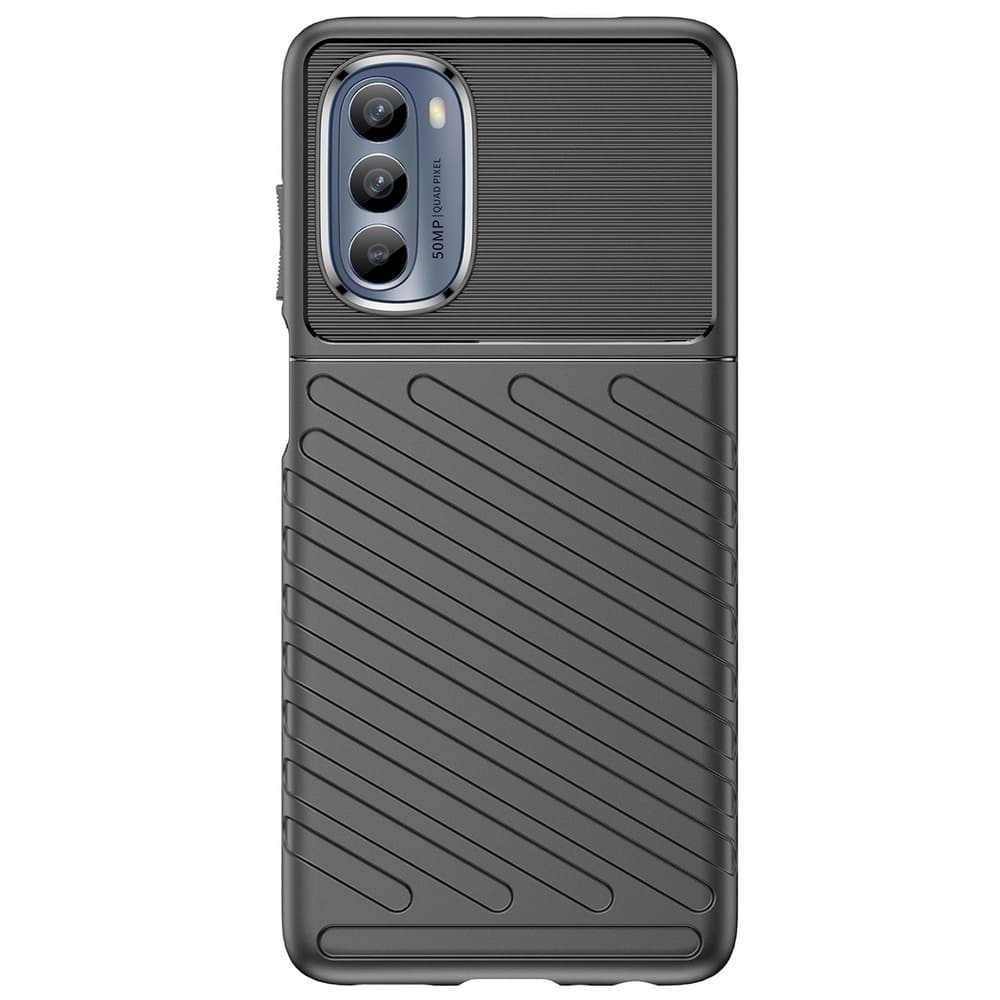 Thunder Case Thunder ohišje za Motorola Moto G62 5G, črno 8