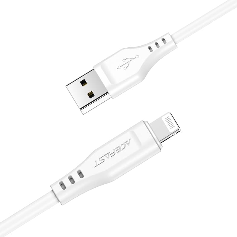 Acefast USB v Lightning kabel 1.2m, 2.4A, črn (C3-02) 3