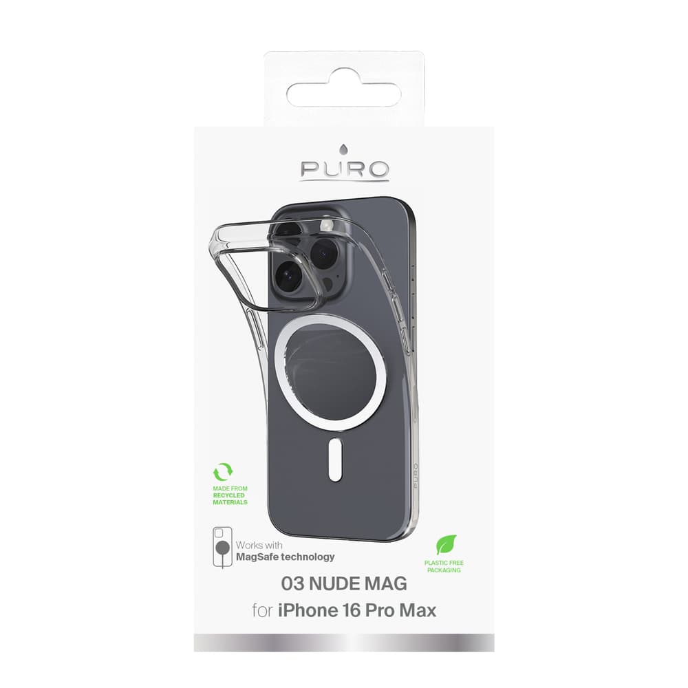 Puro 03 Mag ovitek za iPhone 16 Pro Max - prozoren 3