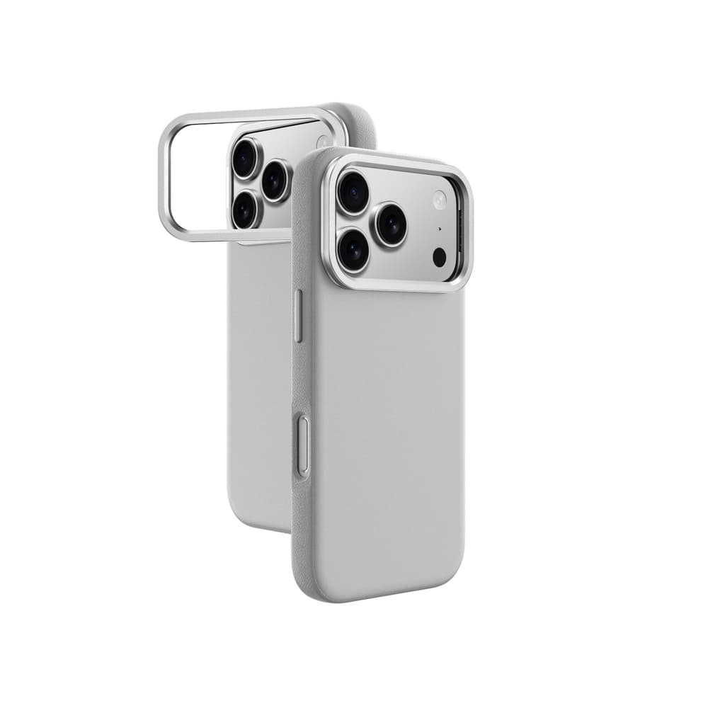 Etui AmazingThing Glamour za iPhone 17 Pro Max z stojalom in MagSafe, siv