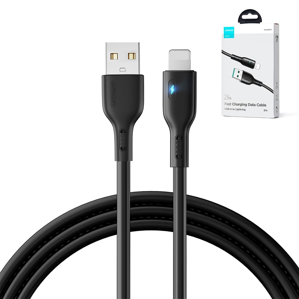 Joyroom Premium A13 USB-A/Lightning kabel 2.4A, 2m - črna 3