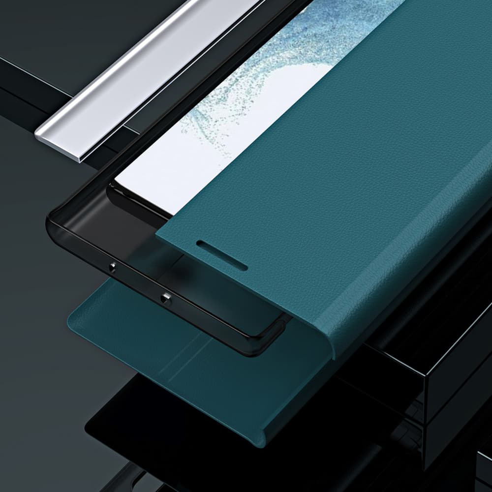 Hurtel Sleep Case Pro etui za Xiaomi Redmi Note 12 Pro+ s stojalom, moder 6